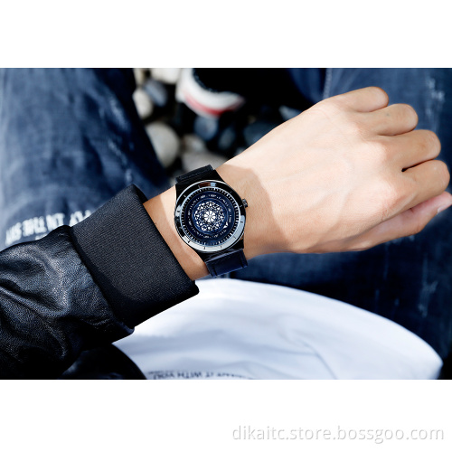 SANDA New Luxury Men's Sport Quartz Watches Personality Stylish Leather Business Wristwatch Brand Watch Relogio Masculino 1027